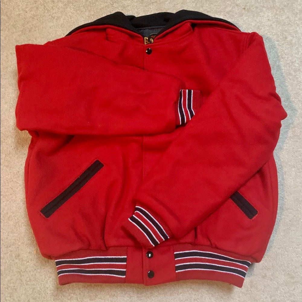New Female Wool Varsity Jacket.